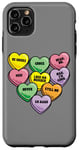 iPhone 11 Pro Max Funny Candy Heart Anti Valentine's Day Sarcastic Love Joke Case