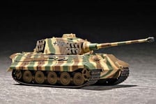 Trumpeter 1/72 KING TIGER HENSCHEL WITH ZIMMERIT - 07291 - Kit de modélisation