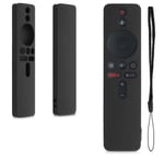 Kwmobile - 55139.01 - Fodral kompatibelt med Xiaomi Mi Box S Fodral - Silikon TV-fjärrkontrollfodral - Svart