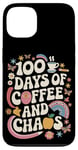 iPhone 13 100 Days of Coffee and Chaos 100 Days of School Fun Teacher Case