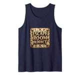 Escape Room Game Addict Vintage Pirate Map Tank Top