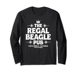 Retro Regal Beagle Pub Three's Company Vintage Sitcom Long Sleeve T-Shirt