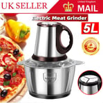 5L Electric Meat Grinder 500W Mincer Mixer Food Chopper Kitchen Mincing Machine