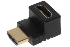 Maplin 90 Degree Fixed Angle HDMI Male to HDMI Female Adapter