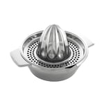 Convenient Stainless Steel Juice Orange Lemon Fruit Squeezer Maker Dome Mesh Strainer Citrus Juicer Tool with Bowl Kitchen Utensil