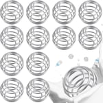 12 Pièces Blender Boule de Mélange Fil Fouet Boule Shaker en Acier Inoxydable 30mm Boule de Mélange Boule de Remplacement pour Protéine Milkshake Tasse à Boire