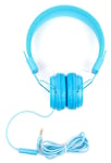 DURAGADGET Lightweight Blue Kids' Headphones with Padded Headband - Compatible with Samsung Galaxy Tab A7 | Tab A8 | Tab A 10.1 | Tab S6 Lite Tablets