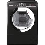 Hoover H-DRY 300 HLE H9A2TCEB-80 9Kg Heatpump Tumble Dryer, Sensor Dry, Max energy saving, WIFI Connectivity, Black with Chrome Door