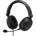 Casque Gaming - THE G-LAB - KORP-CARBON - Noir - Micro Détachable - Compatible PC,Playstation, Xbox