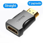 Vention Adaptateur HDMI 90 270 degrés a angle droit HDMI mâle vers HDMI femelle convertisseur de câble pour HDTV PS4 PS5 ordinateur portable 4K HDMI Extender, AIMB0 Noir-