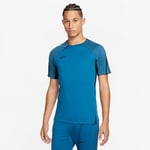 Nike Trenings T-Skjorte Dri-FIT Strike - Blå/Sort, størrelse Small