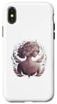 Coque pour iPhone X/XS Sculpture Femme Femmes Autonomisation Fleurs