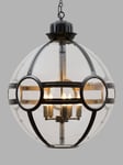 Pure White Lines Clyde Large Lantern Ceiling Light