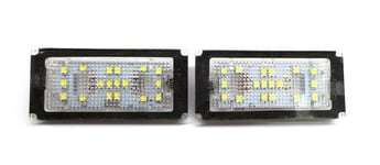 BMW E65 E66 LED rekisterikilven valaisimet 2x650lm, sarja 2 kpl