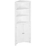 Corner Bathroom Cabinet Freestanding Bathroom Storage Unit Open Shelves