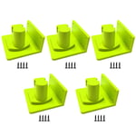 5Pcs Tool Storage Shelf Rack For Ryobi 18V One+ Battery Drill Power Tools Stand