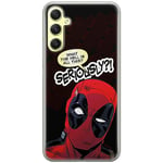 ERT GROUP Coque de téléphone Portable pour Samsung A34 5G Original et sous Licence Officielle Marvel Motif Deadpool 010 Parfaitement adapté à la Forme du téléphone Portable, Coque en TPU