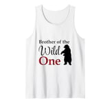 Brother of the Wild One Lumberjack Forest Baby 1st Birthday Tank Top