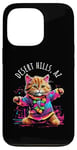 iPhone 13 Pro Desert Hills Arizona Dancing Cat Colorful Cute Kitty Design Case