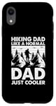 Coque pour iPhone XR Papa en randonnée comme un père normal, juste plus cool - Daddy Hiking