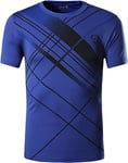 jeansian Garcon Boys T-Shirts de Sport Active Boy Outdoor Sport Breathable T-Shirt Tops LBS701 Blue M