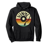 Old School Vinyl Record Player Vinyl Music Lover Novelty Pullover Hoodie