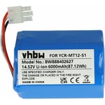 Vhbw - Batterie compatible avec Miele Scout RX2, RX3 robot électroménager (6000mAh, 14,52V, Li-ion)