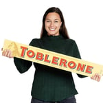 Toblerone Milk Chocolate Jumbo Bar, With Honey and Almond Nougat, Established in Switzerland, 4.5kg