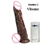 AUCUNE Sextoy,2020 nouveau gros gode vibrateur Sex Toys pour femme Anal vibrant adulte produit de sexe - Type Number 2 vibrator 5.5cm