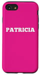 Coque pour iPhone SE (2020) / 7 / 8 Médaille avec nom de Patricia - Personnalisable - Dos assorti