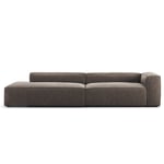 Grand 3-Seter Sofa åpen ende Venstre, Mole Brown, Mole Brown