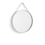 HAY - Strap Mirror No 2 Ø70 - Light Grey