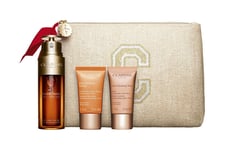 Kasvokosmetiikka lahjasetti naisille Clarins Double Serum & Extra Firming: seerumi, 50 ml + voide, 50 ml + 15 ml