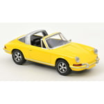 PORSCHE 911 TARGA 1969 SIGNAL YELLOW JET CAR 1:43 Norev Auto Stradali Die Cast