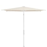 Glatz, Twist parasoll 210x150 cm matt white Kat.5 523 Champagner