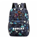 Roblox Student Ryggsäck Skolväska Gaming Laptop Ryggsäck Present C