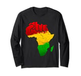 Juneteenth Black African American Freedom Fist Celebrates Long Sleeve T-Shirt