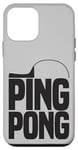 Coque pour iPhone 12 mini Tenue de ping pong avec raquette de tennis de table
