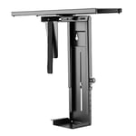 RICOO Support Boîtier PC Universel TRH-05 Rotation 360° Montage sous Bureau Accroche réglable Soutien Ordinateur Réhausseur PC Gamer Fix e Rack pour Ordinateur et Server