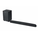 TCL TS6110 Sound Bar for TV with Wireless Subwoofers, Bluetooth Soundbar (240 Watt, Dolby Audio, HDMI ARC, Wall Mountable, Remote Control, Three Sound Modes) , Black