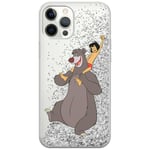 ERT GROUP mobile phone case for Apple Iphone 12/12 PRO original and officially Licensed Disney pattern Jungle Book 002 optimally adapted to the mobile phone, with glitter overflow effect