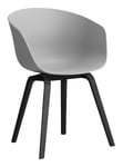 About a Chair AAC22 - Concrete Grey/Black Lacquered Oak