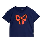 Mini Rodini T-shirt med rosett Blue | Blå | 92/98 cm