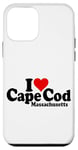 Coque pour iPhone 12 mini MASSACHUSETTS DE MORUE I LOVE CAPE COEUR