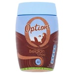 Options Choc-O-Lait Instant Hot Chocolate Rich & Creamy Smooth Belgian Choc 395g