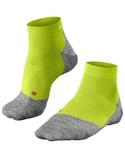 FALKE Men's RU5 Race Short M SSO Functional Yarn Anti-Blister 1 Pair Running Socks, Green (Matrix 7316), 9.5-10.5