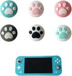 12 Capuchons De Joystick En Forme De Patte De Chat Coque De Manette En Silicone Souple Compatible Avec Nintendo Switch/Oled/Switch Lite Capuchon Joystick Switch