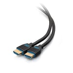 C2G Performance Series Câble HDMI haute vitesse 4K 60 Hz intégré au mur, CMG (FT4) – Parfait pour les jeux Xbox et PS5 haute résolution, Blu-ray, DVD, Smart TV, barre de son et écrans 1,8 m