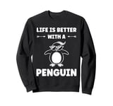 Little Penguins animal cute life is better with a Penguin Sweatshirt