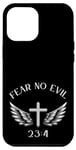 iPhone 12 Pro Max Fear No Evil Psalm 23:4 Bible Verse I Will Fear No Evil God Case